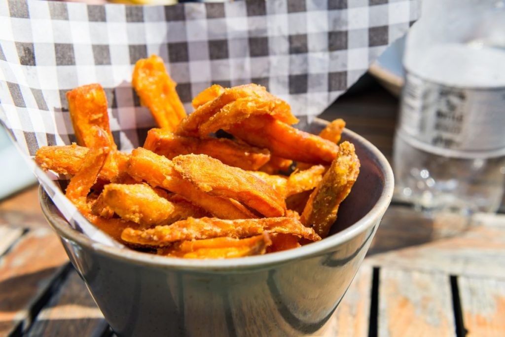 Baked Sweet Potato Fries - White Chicken Chili Sides