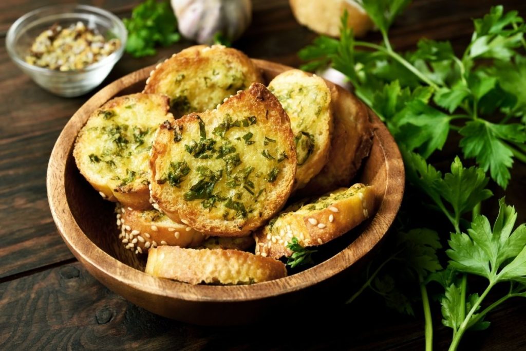Garlic Bread - Split Pea Soup side dish