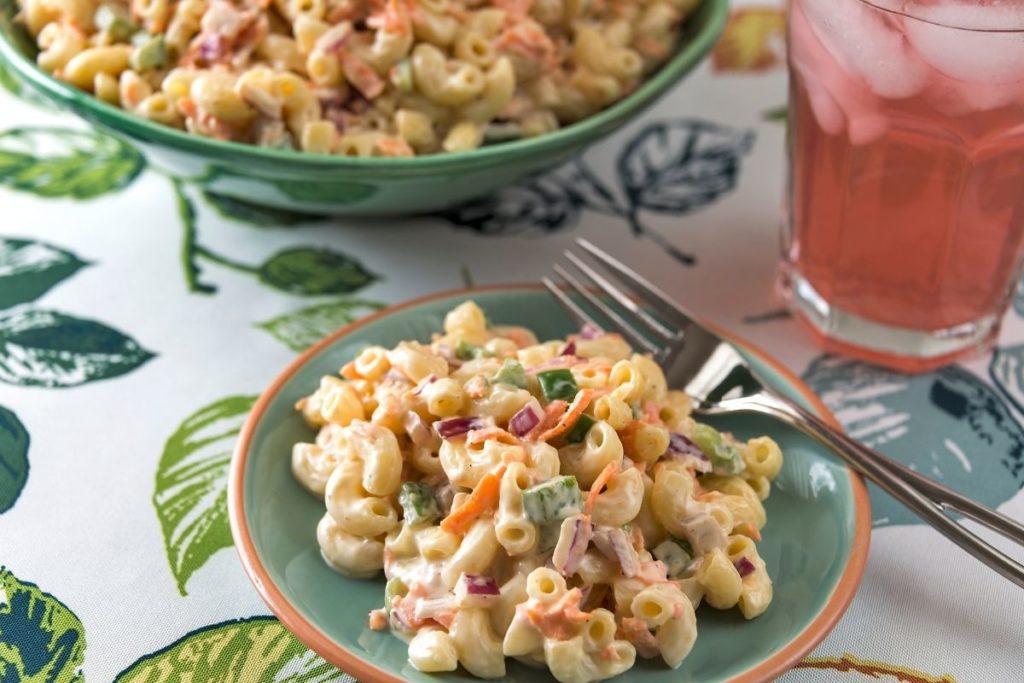 Macaroni Salad side dish for Beer Can Chicken