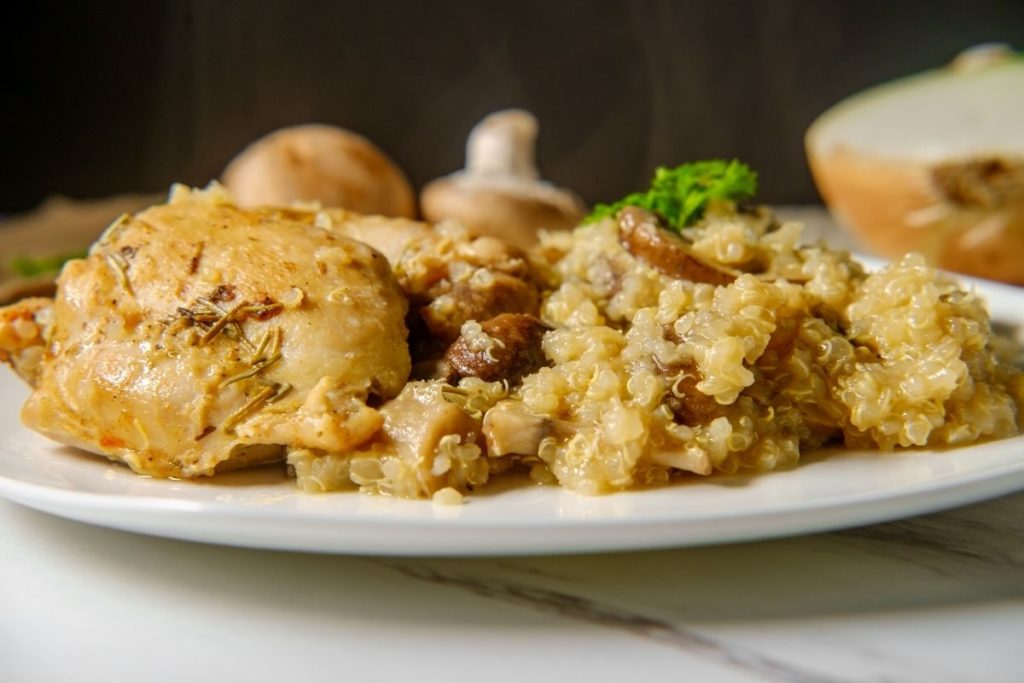 Mushroom Quinoa Side