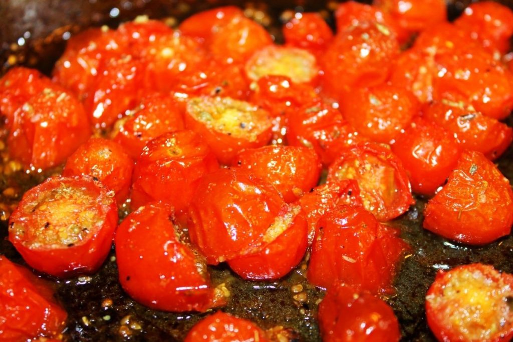Roasted Cherry Tomatoes Side Dish