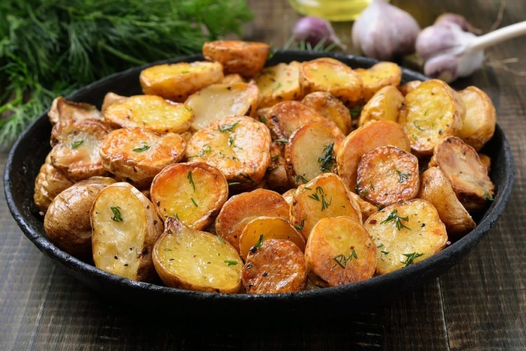 Roasted Potatoes -Tuscan Chicken