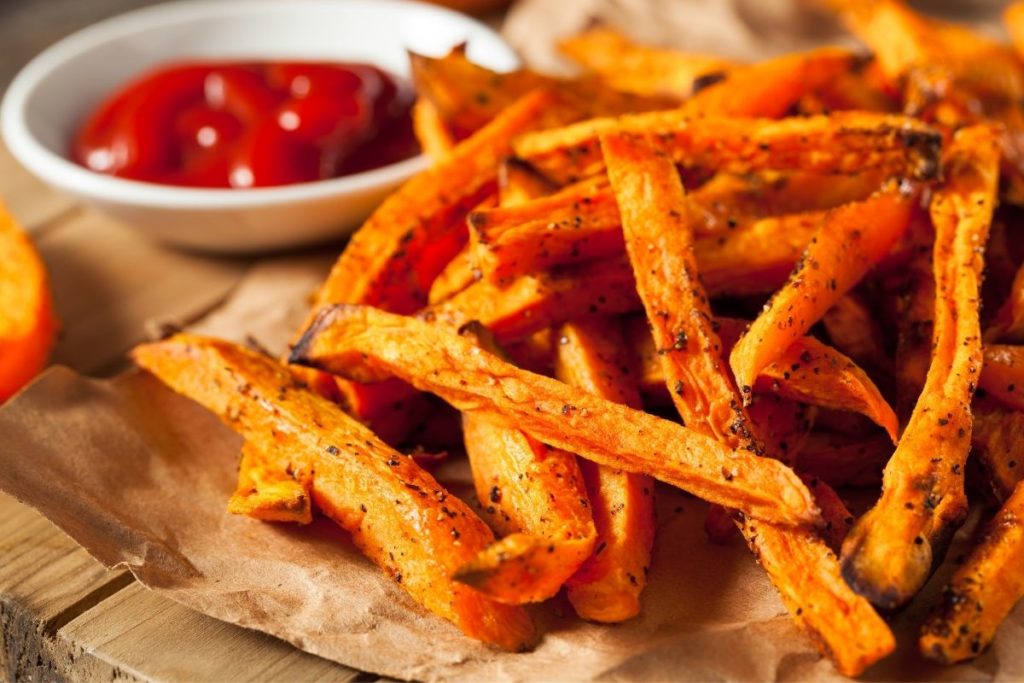 Sweet Potato Fries - What to Serve with Cuban Sandwich