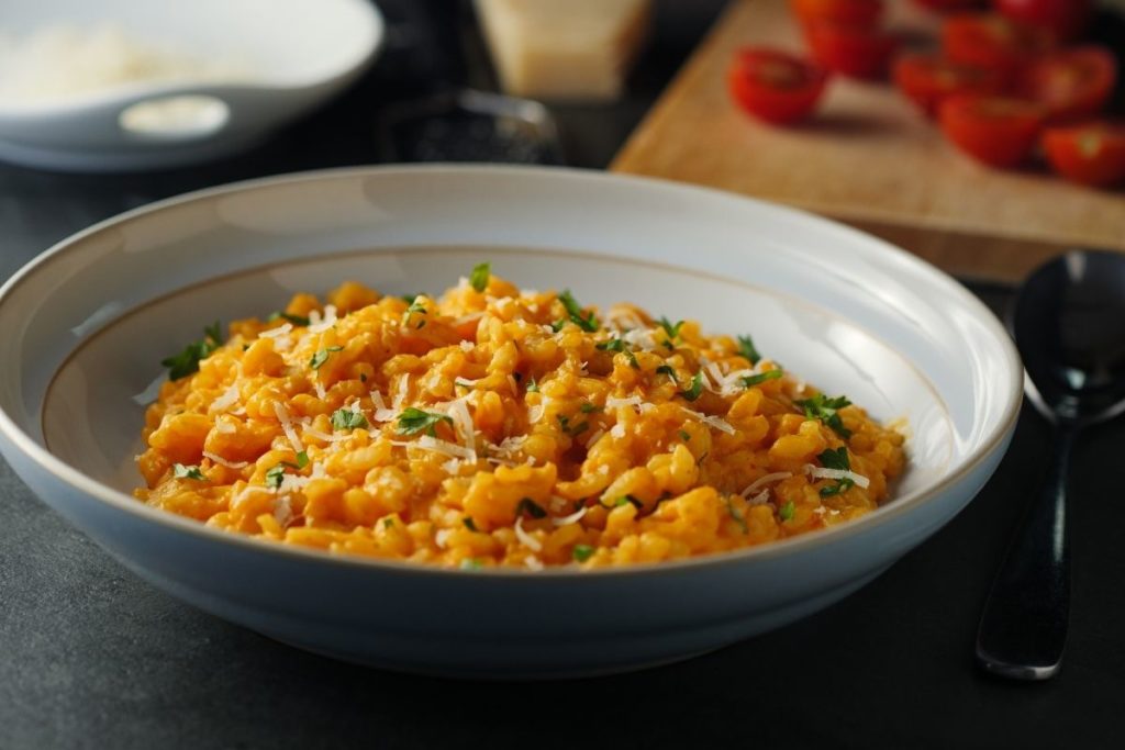 Caprese Tomato Risotto