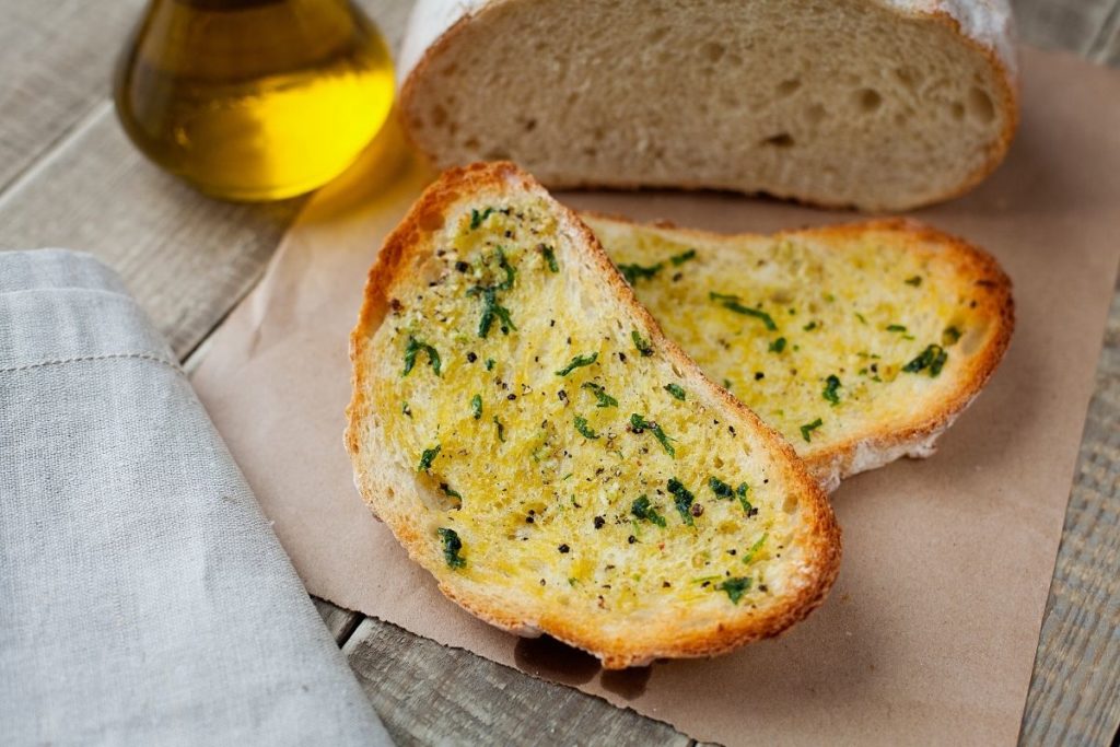 Garlic Bread - What To Serve With Corn Chowder