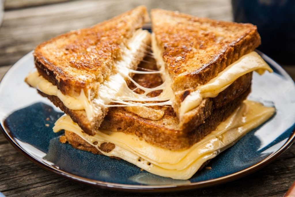 Grilled Cheese - What To Serve With Corn Chowder