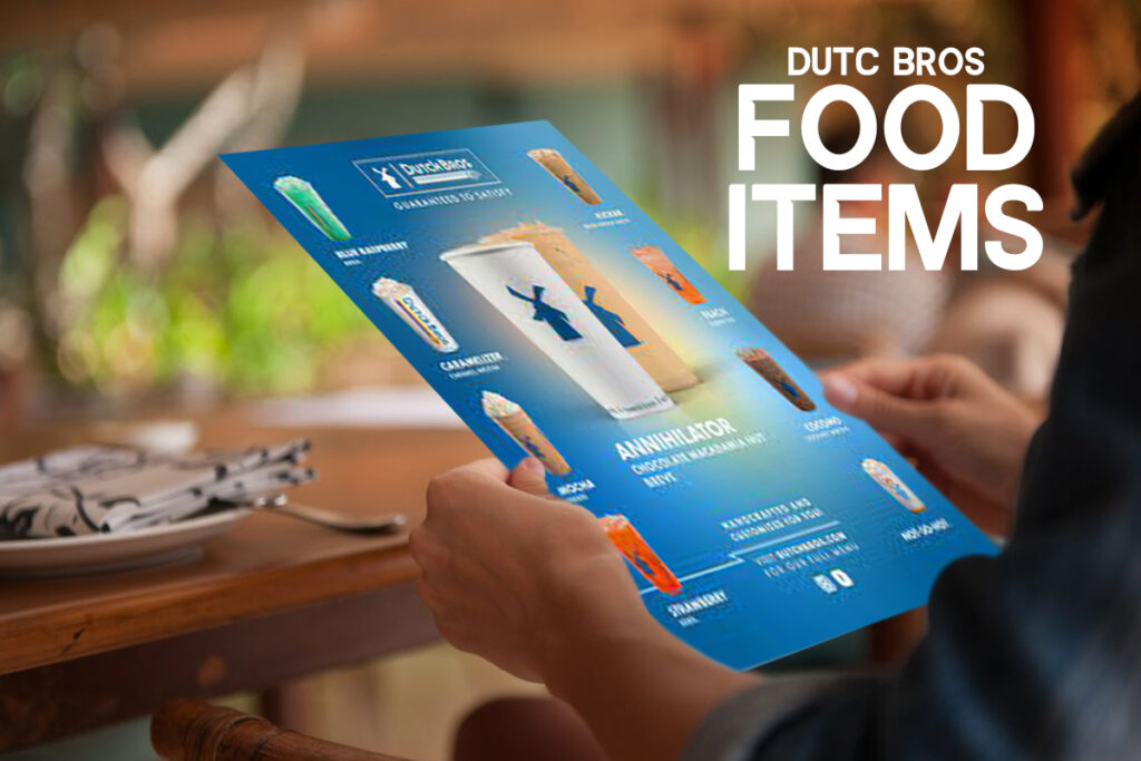Dutch Bros Food Items
