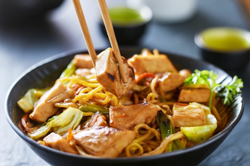 Egg Noodle - Best Side Dishes for Teriyaki Chicken