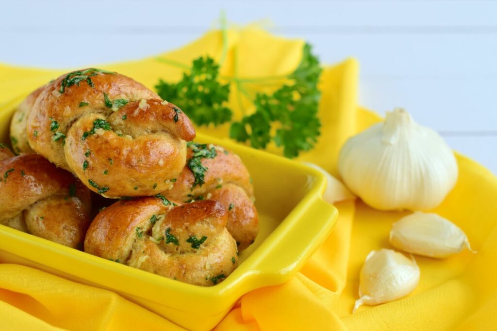 Garlic Knots Side Dish