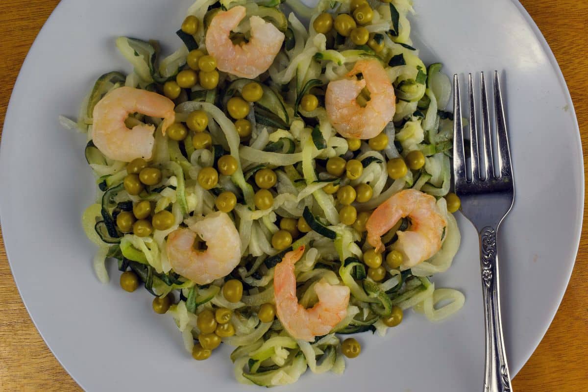 Zucchini Noodles with Shrimp