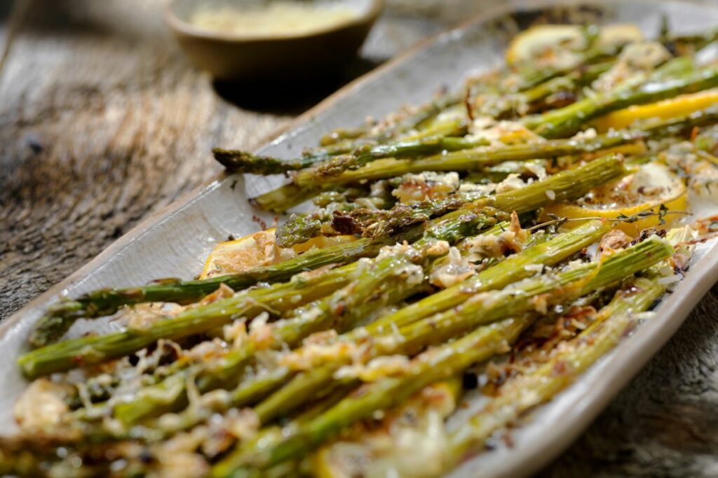 Best Asparagus with Parmesan Cheese - What to Serve with Shrimp Cocktail