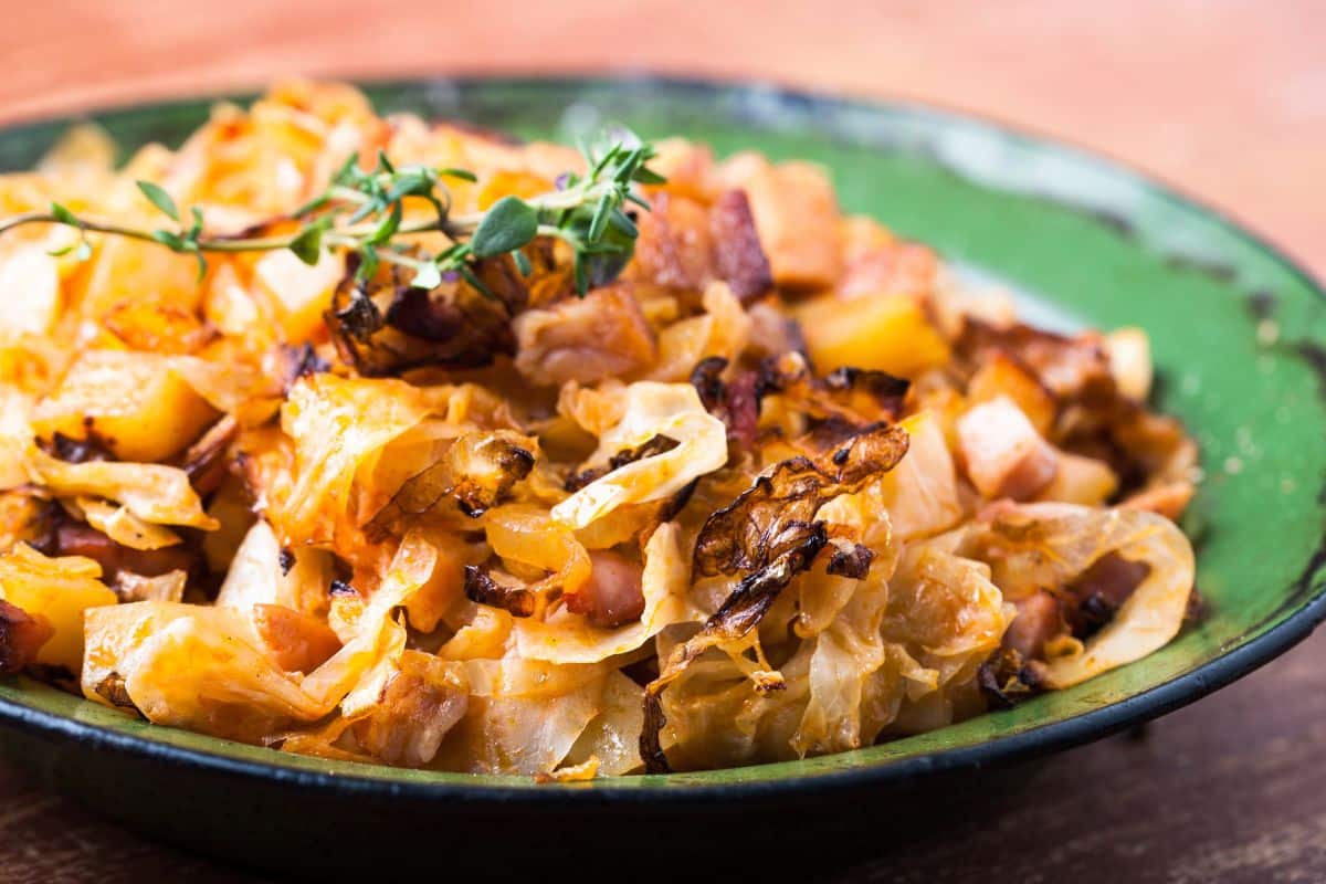 Skillet Cooked Cabbage
