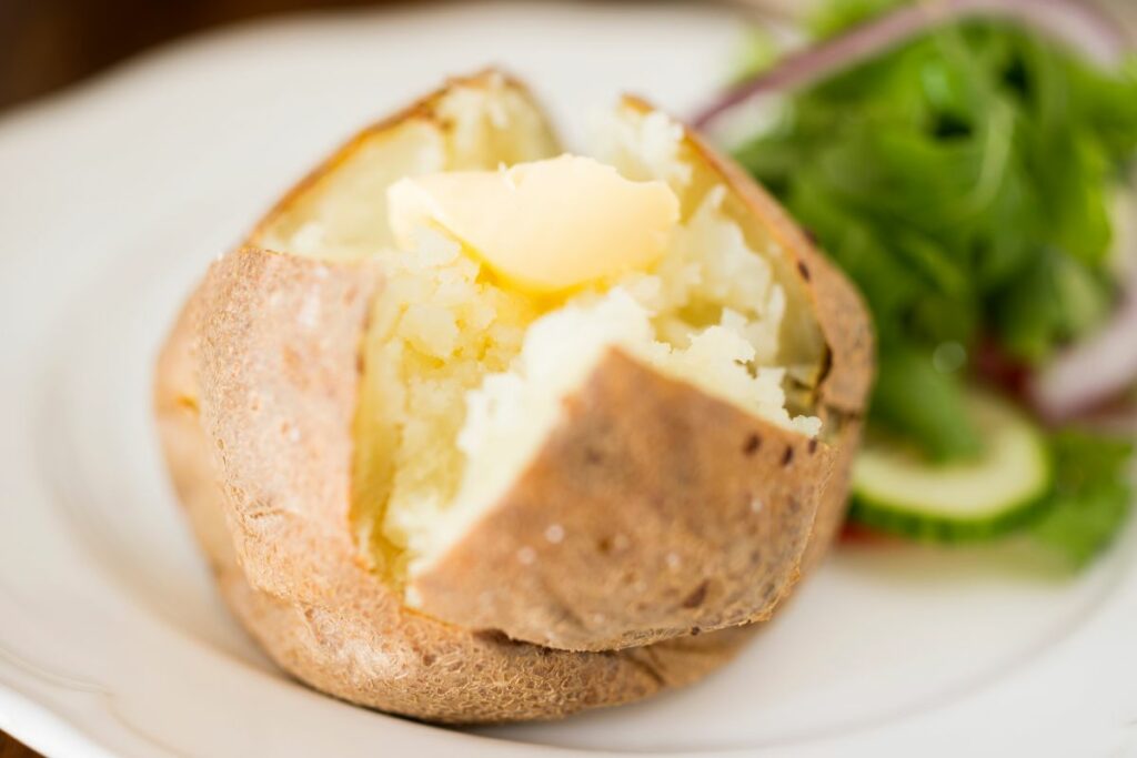 Baked Potatoes - Best Healthy Sides for Chicken Tenders