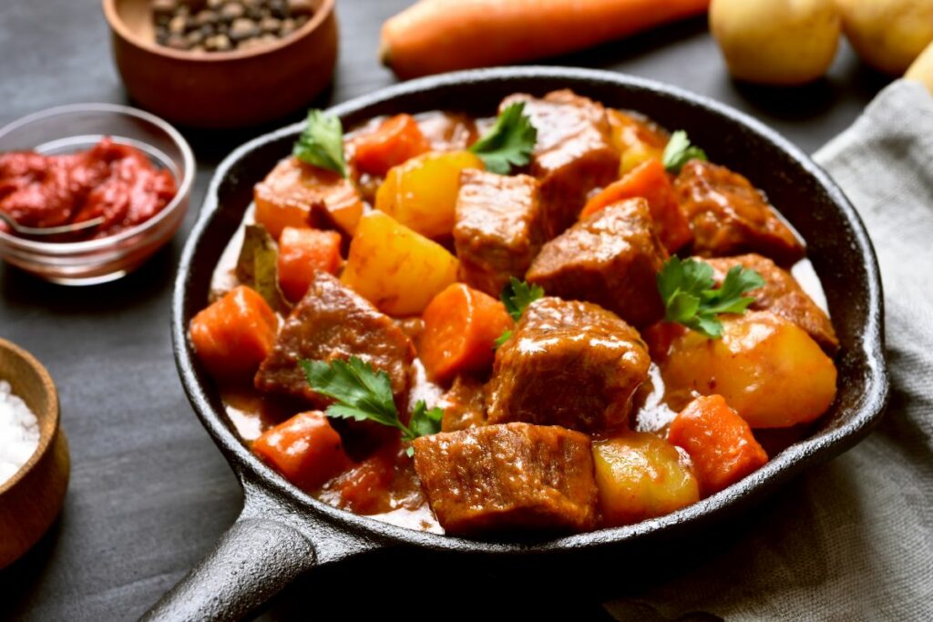 Beef Stew - What to serve with acorn squash