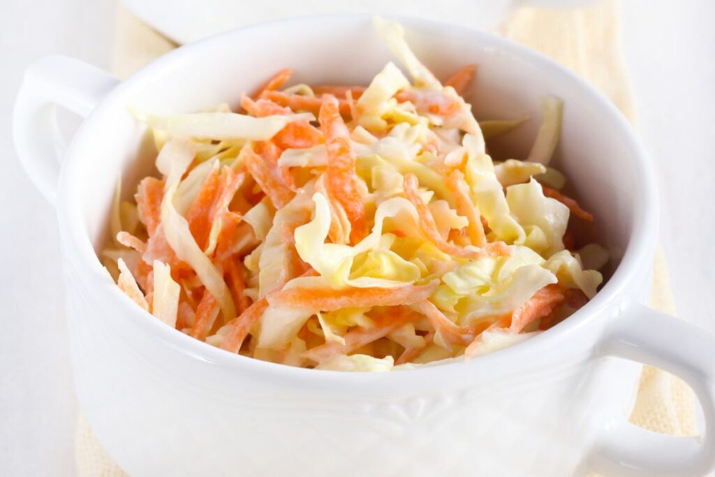 Coleslaw - What to Serve with Crab Cakes