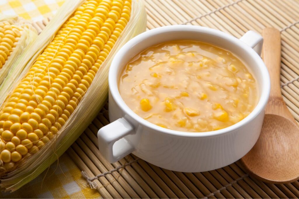 Corn Chowder - What to Serve with Crab Cakes