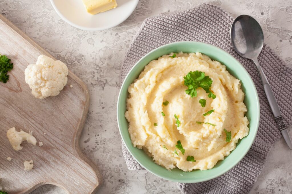 Mashed Cauliflower - Best Healthy Sides for Sloppy Joes