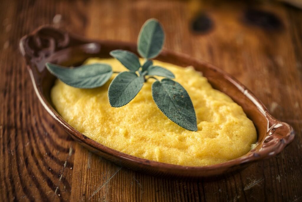 Polenta - Best Healthy Sides for Rotisserie Chicken