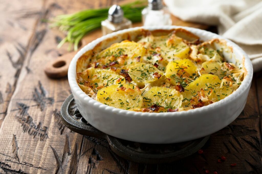 Potato Gratin - What to Serve with Brussels Sprouts
