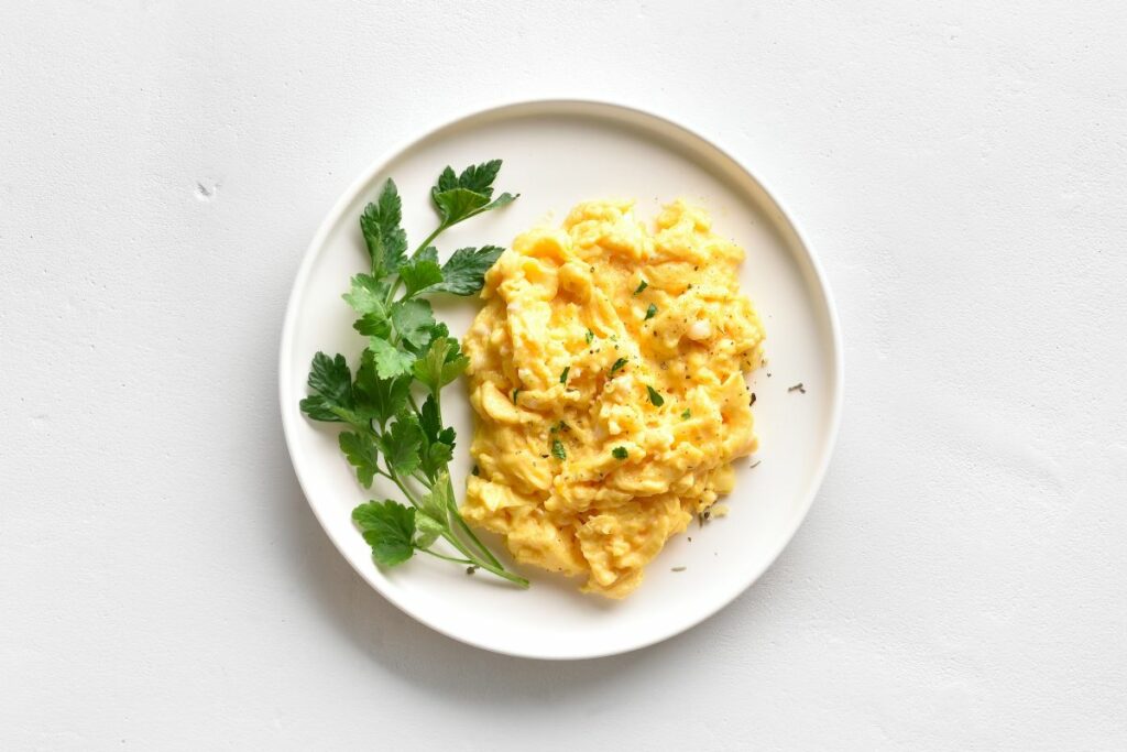 Scrambled Eggs - What to serve with popovers
