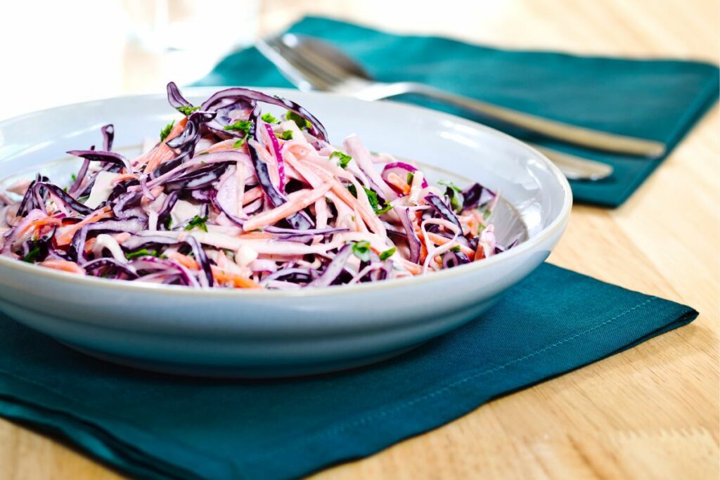 Coleslaw- Best Healthy Sides for Sloppy Joes