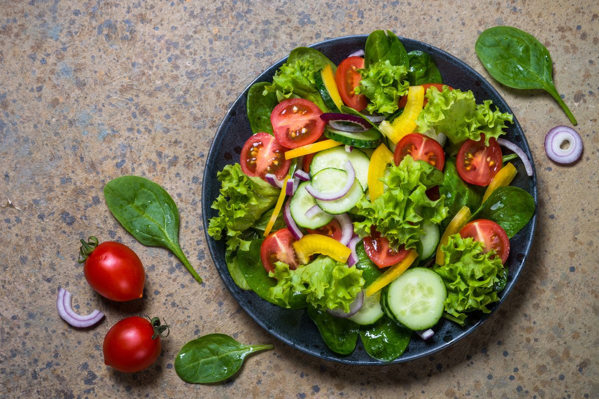Fresh Green Salad with Vinaigrette