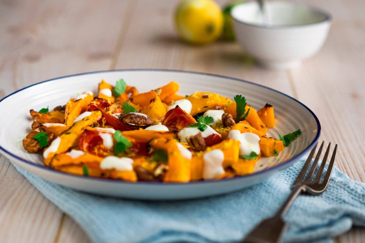 Roasted Butternut Carrots and Squash