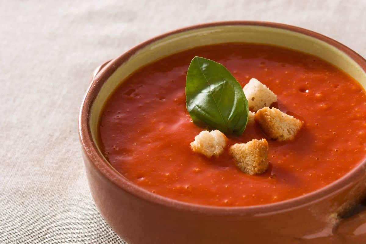 tomato soup - best side dishes for tuna salad