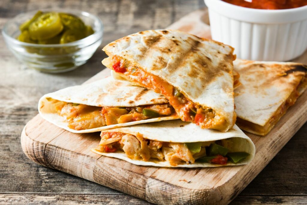 Cheese Quesadilla - What to serve with taco salad