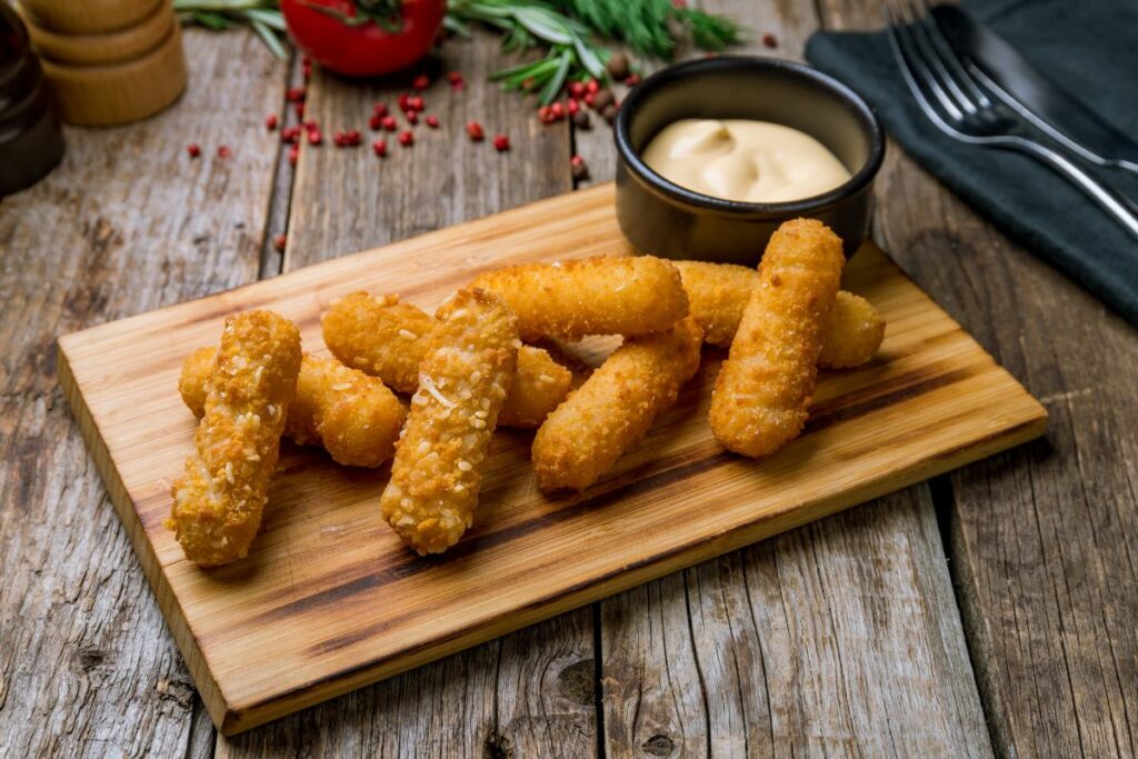 Cheese Sticks - What to serve with egg salad sandwiches