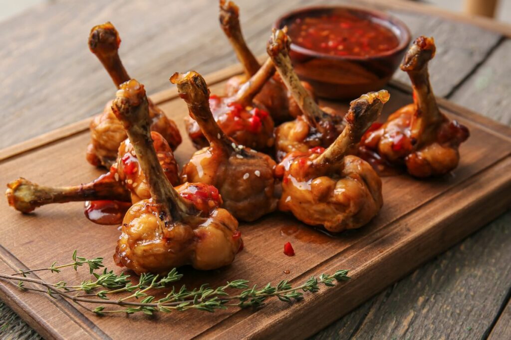 Chicken Lollipops - What to serve with pizza at a birthday party