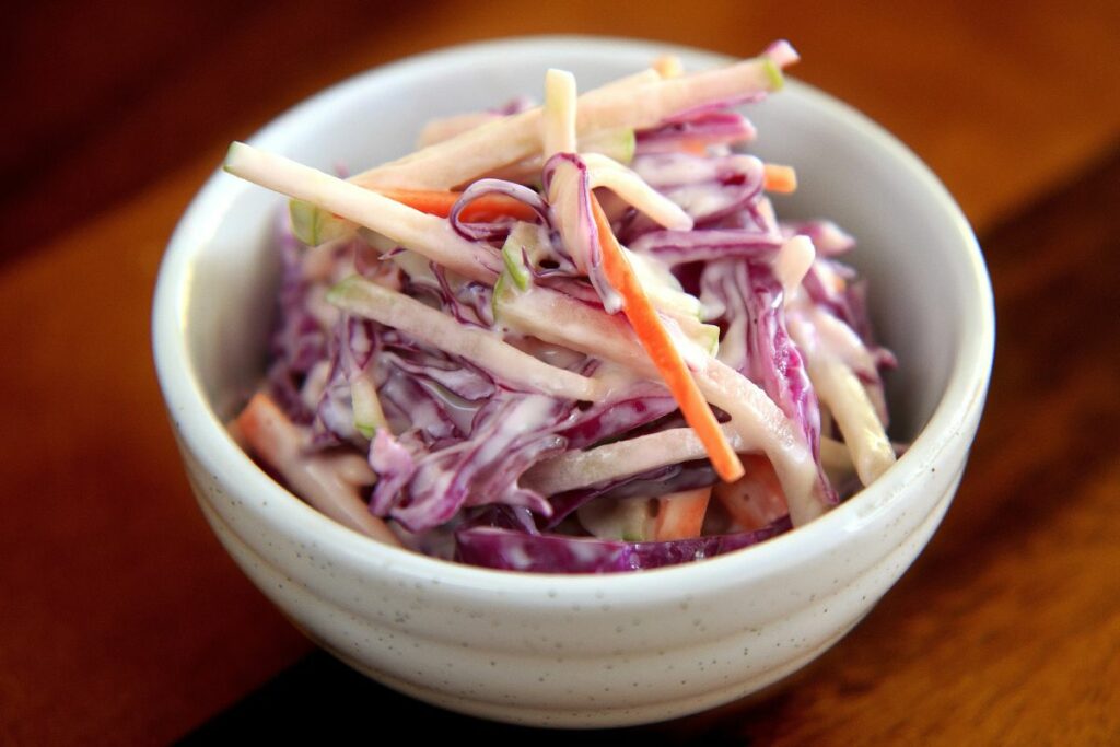 Coleslaw - What to serve with cod