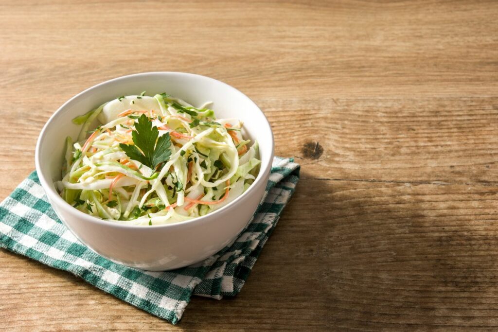 Coleslaw - What to serve with egg salad sandwiches