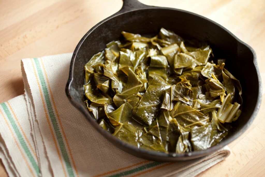 Collard Greens - What to serve with ham and bean soup