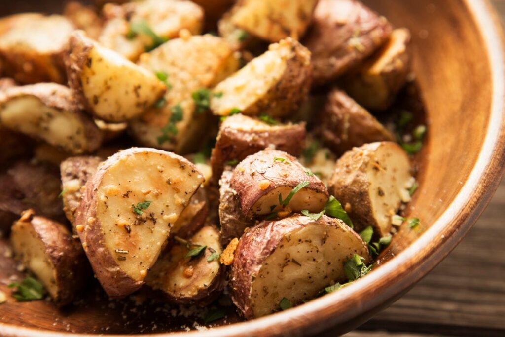 Roasted Potatoes - What to serve with duck confit