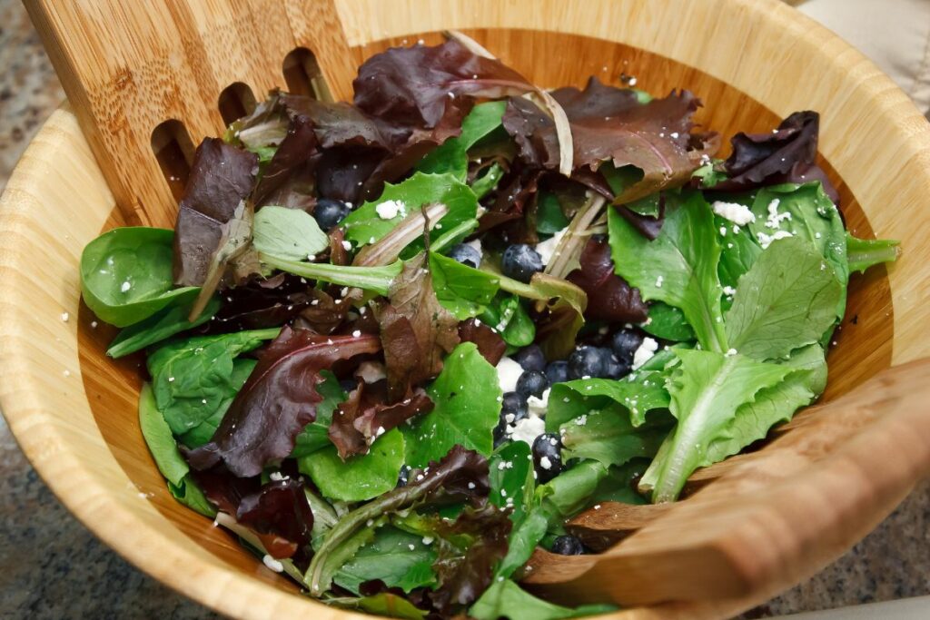 Green Leafy Salad - What to Serve with Focaccia