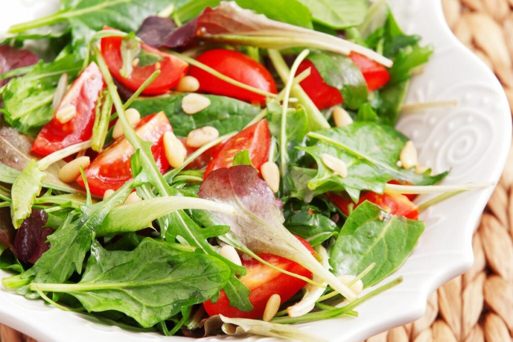 Italian Salad - What to serve with bruschetta
