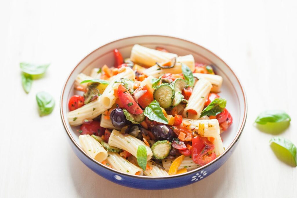 Pasta Salad - What to Serve with Frittata