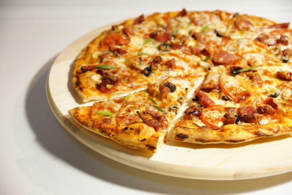 Serve Pizza with Artichokes