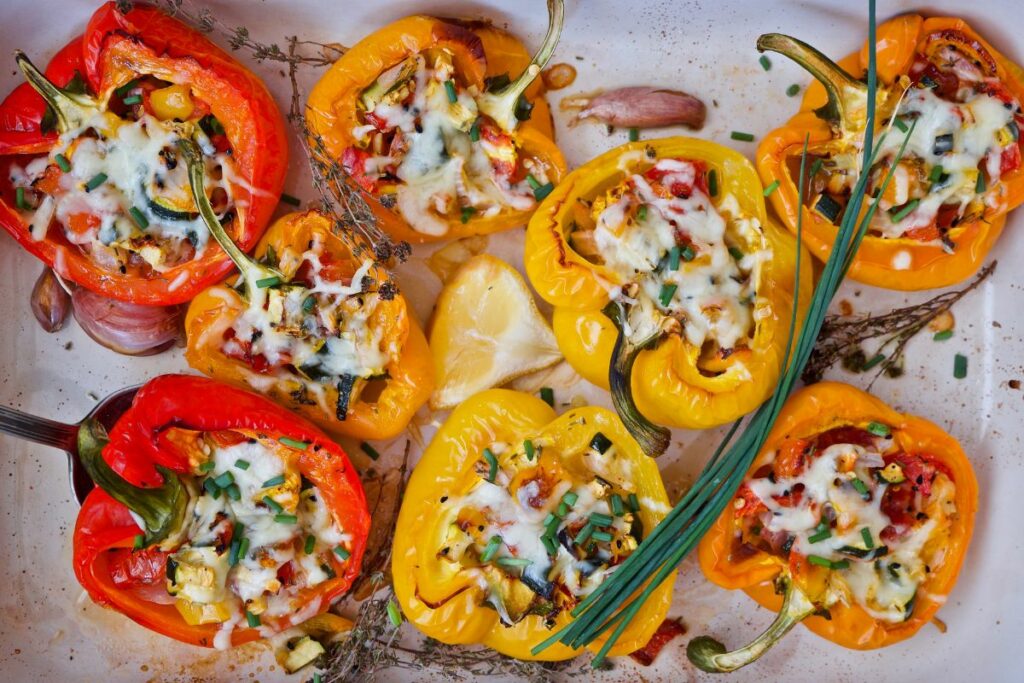 Stuffed Peppers - What to Serve with Frittata