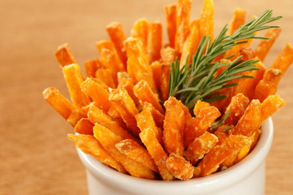 Sweet Potato Fries - What to Serve with Ham and Bean Soup