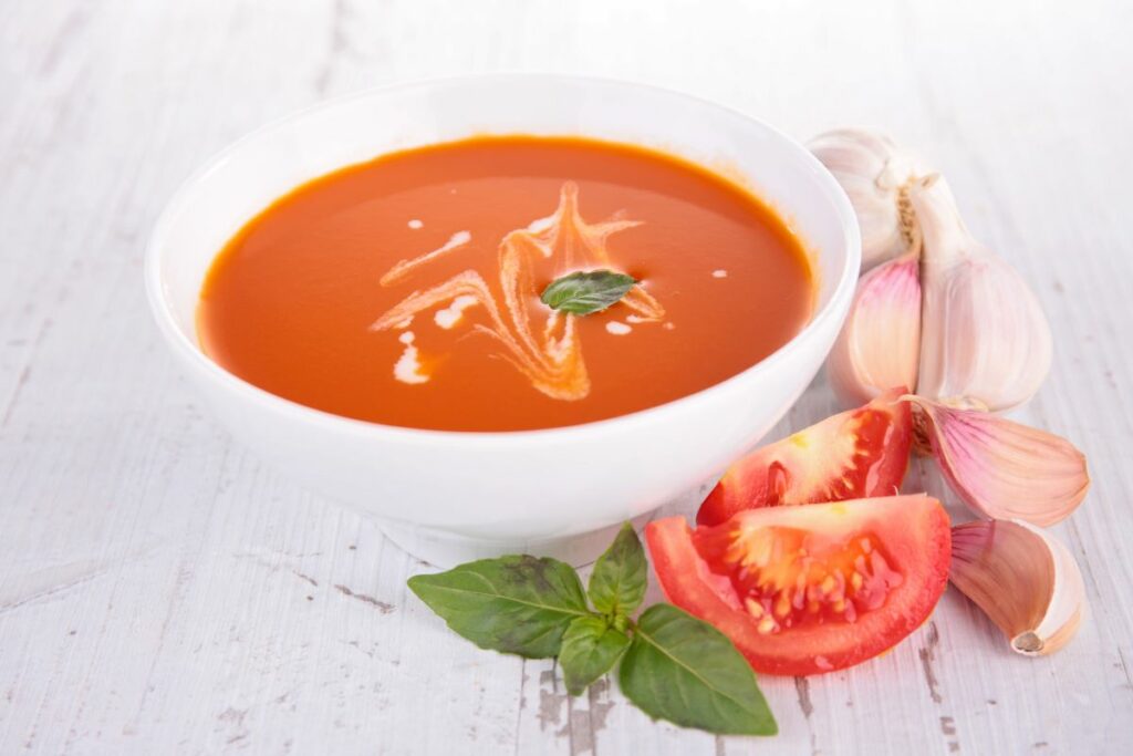 Tomato Soup - What to serve with focaccia