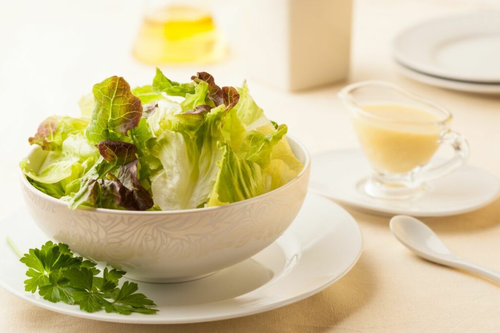 Veggie Salad with Lemon Vinaigrette - What to serve with cod