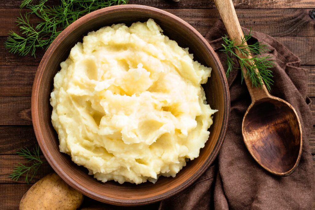 Mashed Potatoes - What to serve with lentil soup