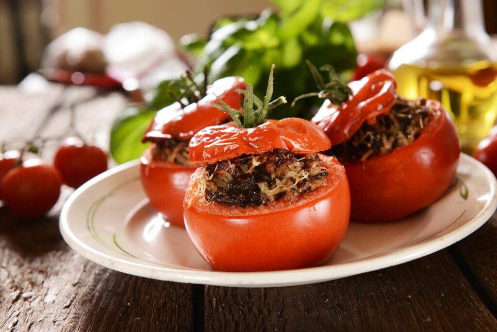 Stuffed Tomatoes - What to Serve with Bruschetta