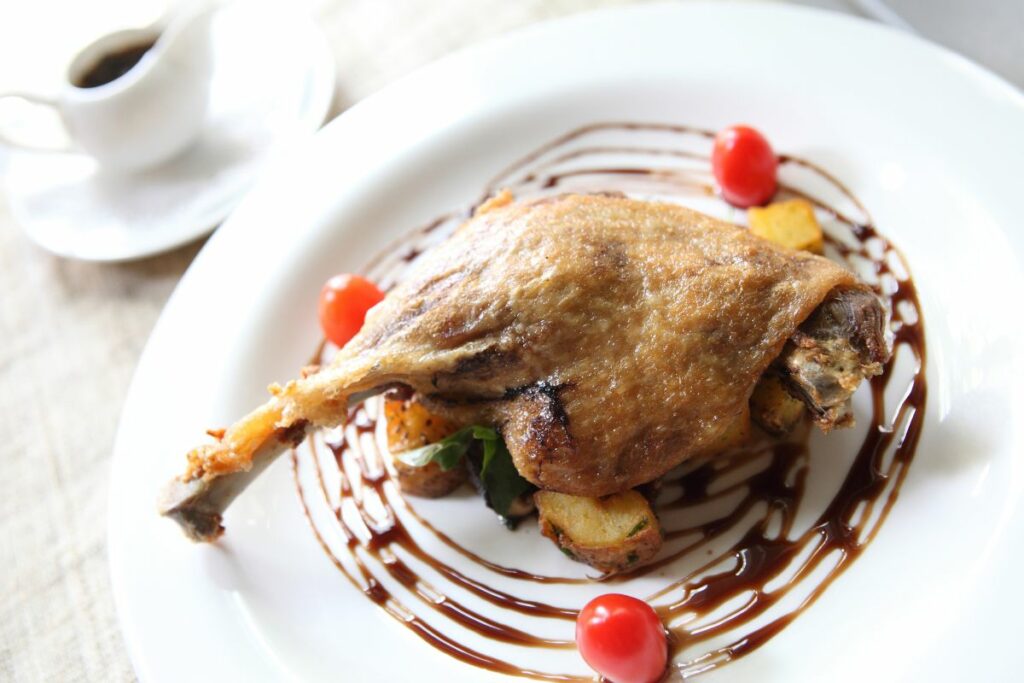 What to serve with duck confit