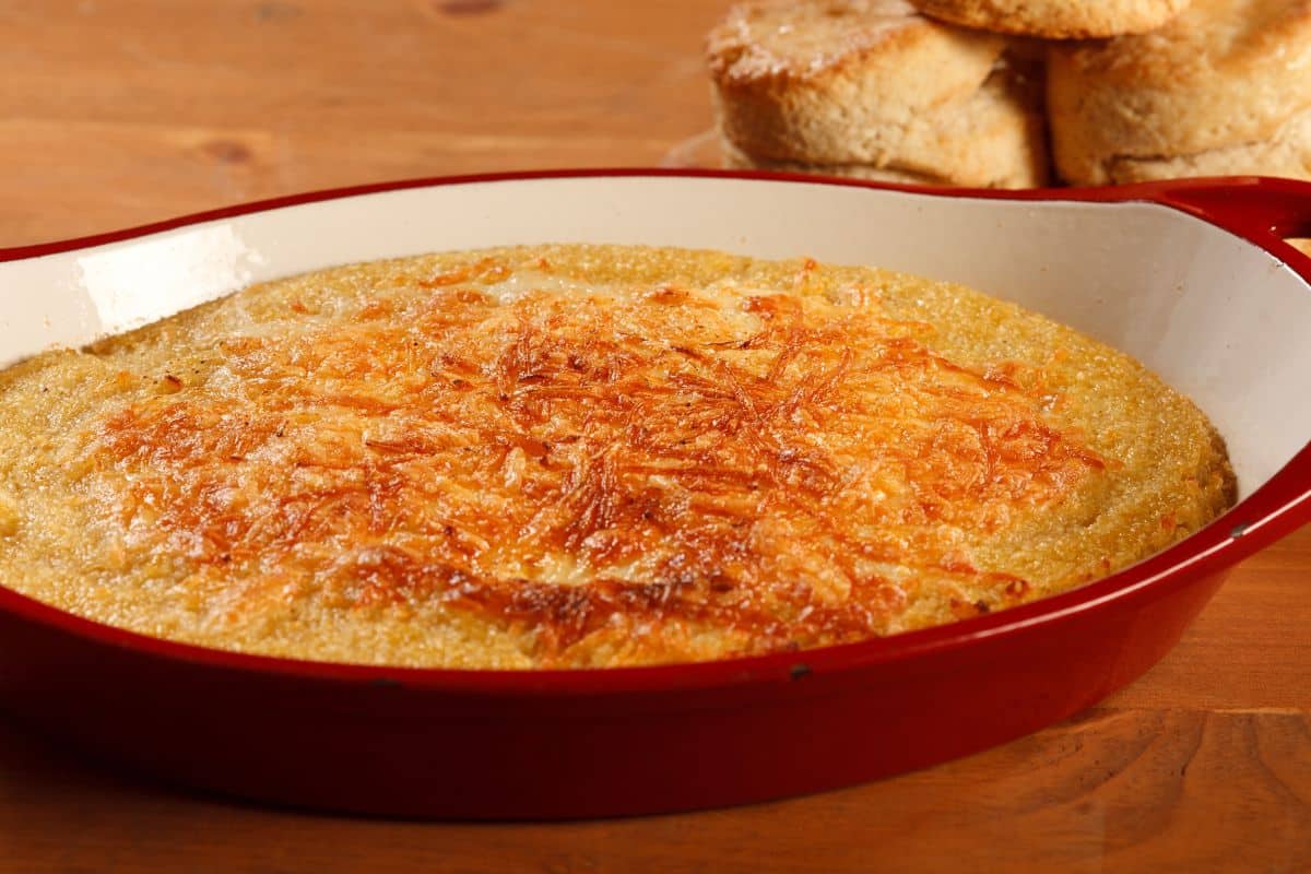 cheese grits - best side dishes for breakfast casserole