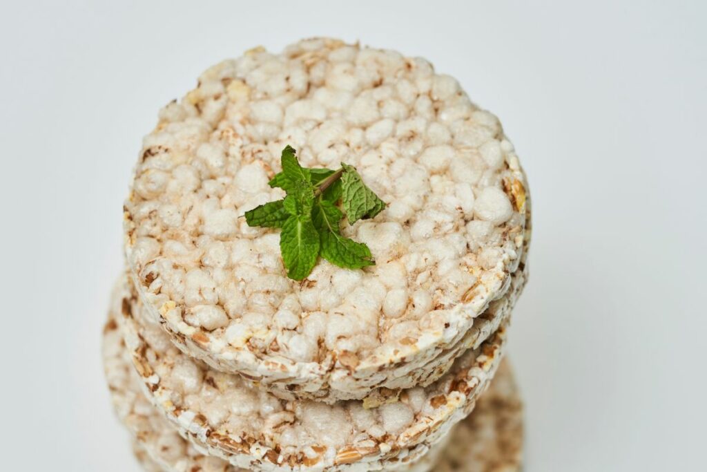 White Cheddar Puffed Rice Cakes